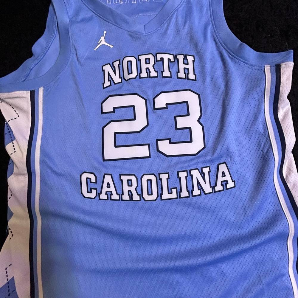 Jordan North Carolina Blue Jersey